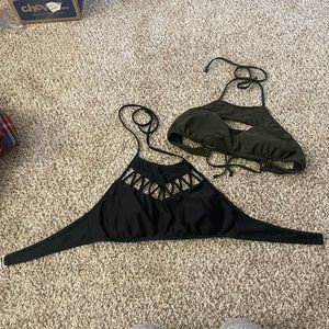 TWO bathing suit tops